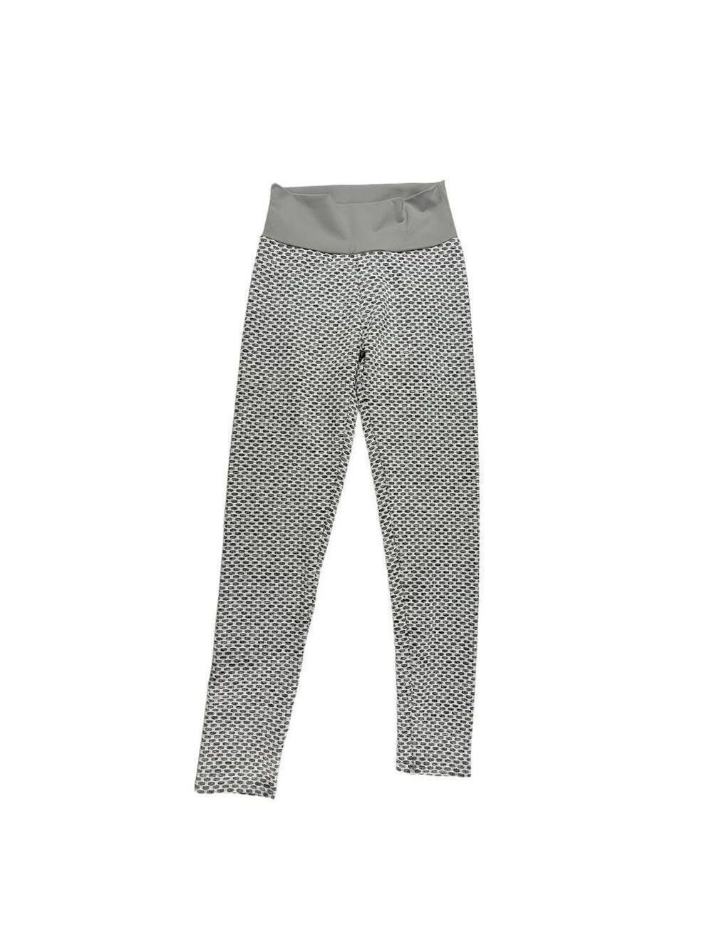 Honeycomb ruching leggings Two Tone  XS
